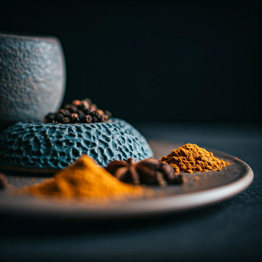 Warm spices and pottery representing restaurant cost and inventory tracking