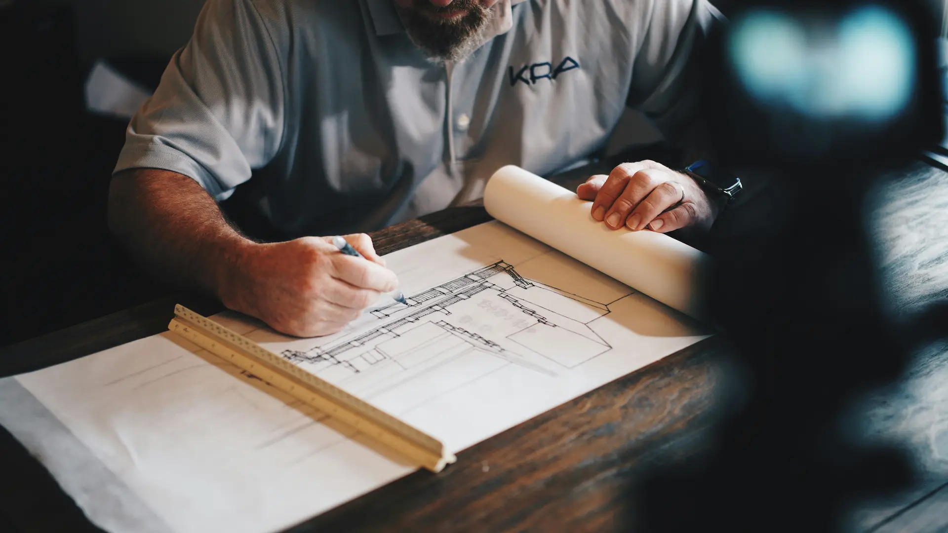 Architectural textures representing development structure and planning